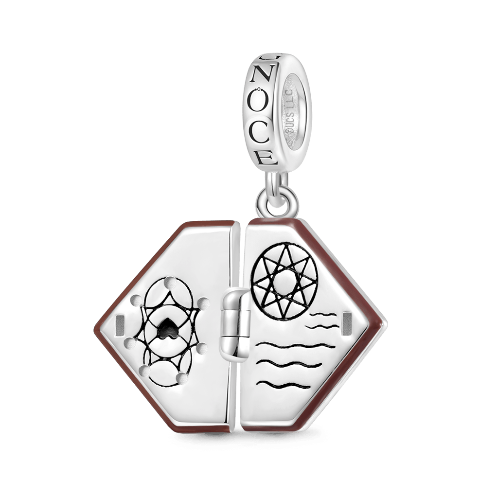 Gnoce Wicked Elphaba Grimmerie Spell Book Pendant Dangle Charm    _3