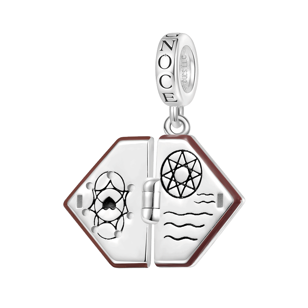 Gnoce Wicked Elphaba Grimmerie Spell Book Pendant Dangle Charm    _1