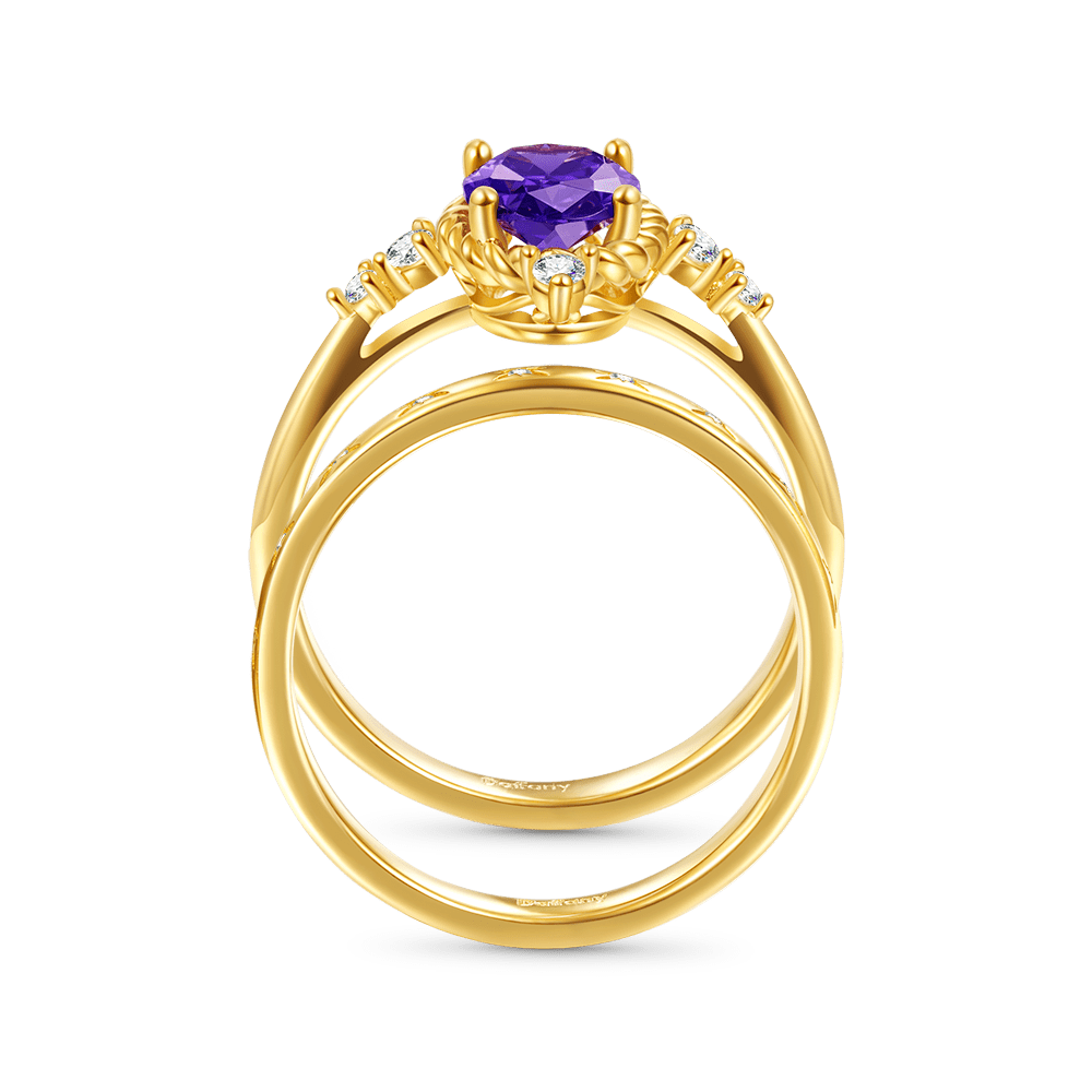 Gnoce Oval Cut Amethyst Ring Set_3