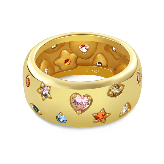 Gnoce Fancy Color Mixed Shape Vintage Ring_1