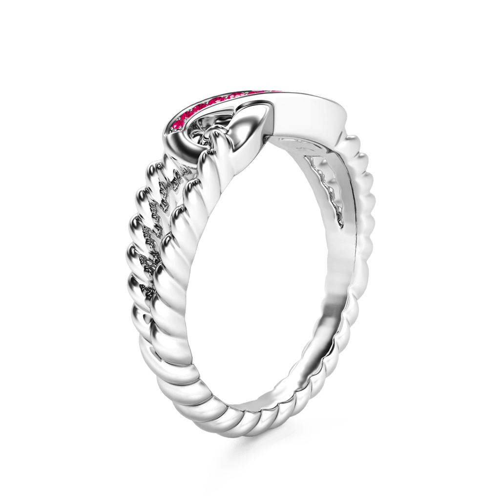 Gnoce Sparkle Infinity Split Shank Promise Birthstone Ring_3