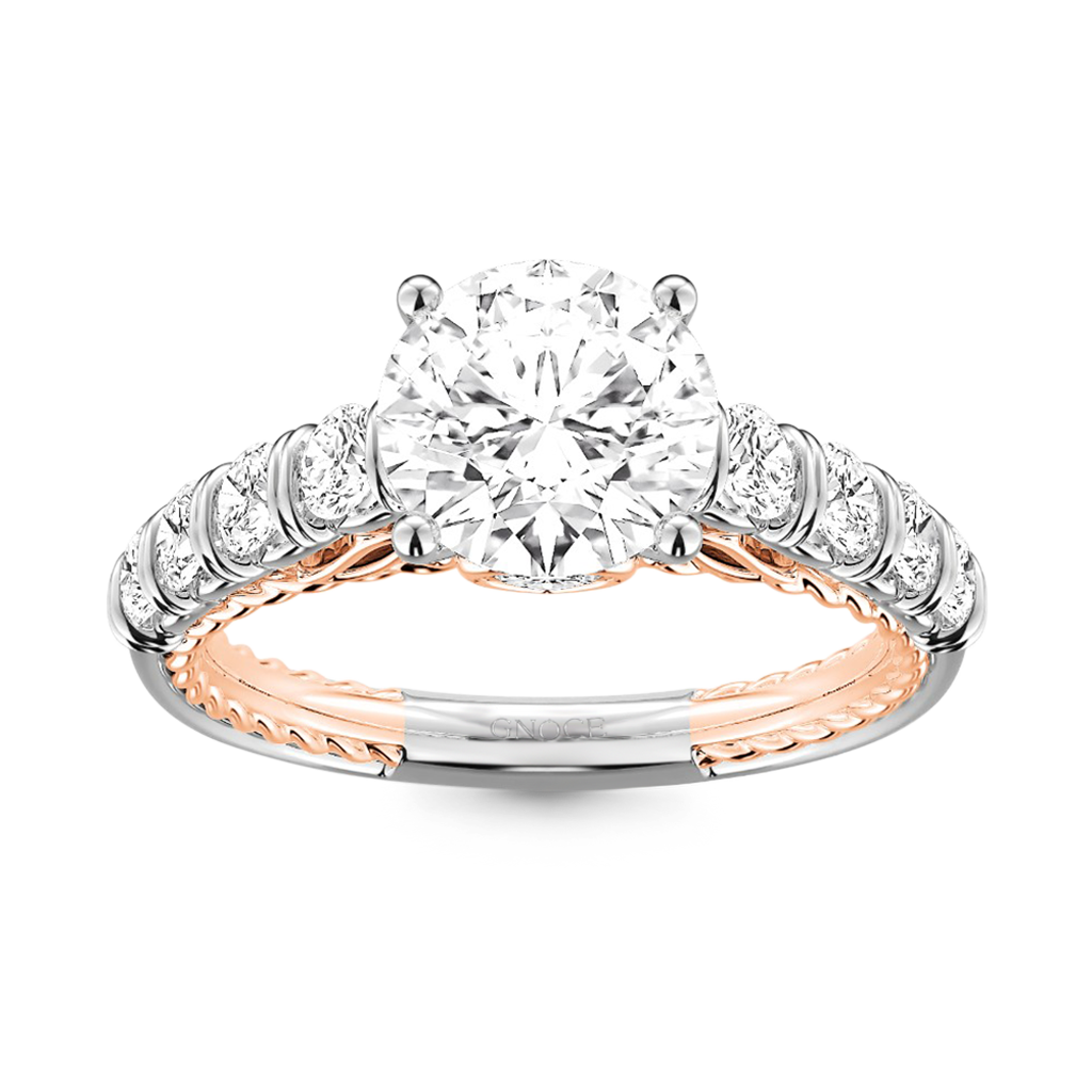 Gnoce Cable Pave Hola Engagement Ring_1