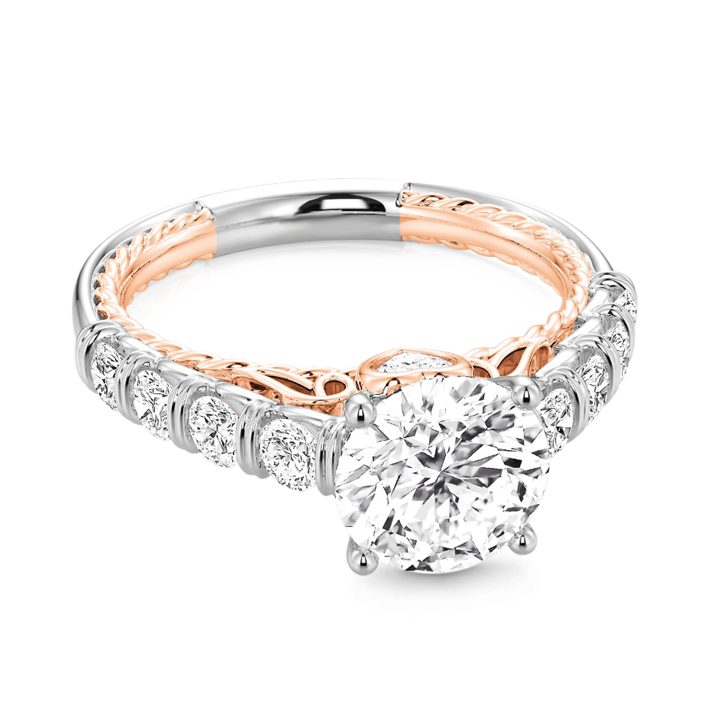 Gnoce Cable Pave Hola Engagement Ring_4