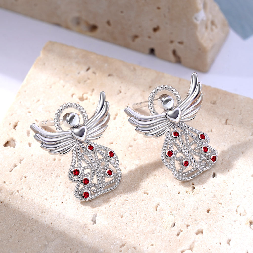 Gnoce Guardian Angel Birthstone Earrings_3