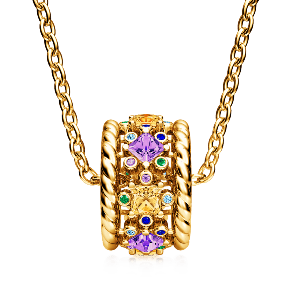 Gnoce "Sunny Day" Drum Necklace_2