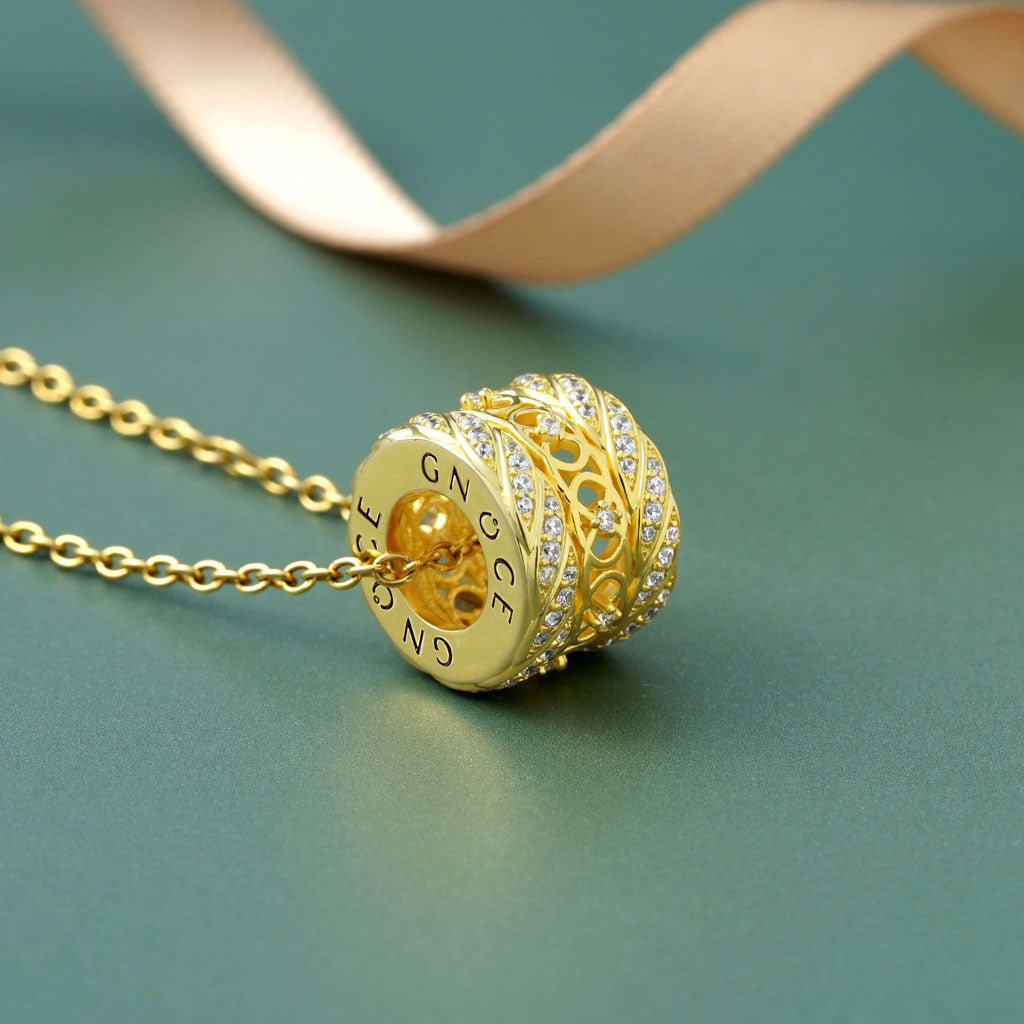 Gnoce Interlocking Love Drum Necklace_3