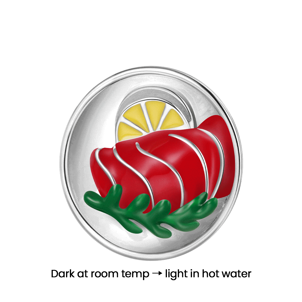 Gnoce Heated Color-changing Salmon Food Stopper Charm_1