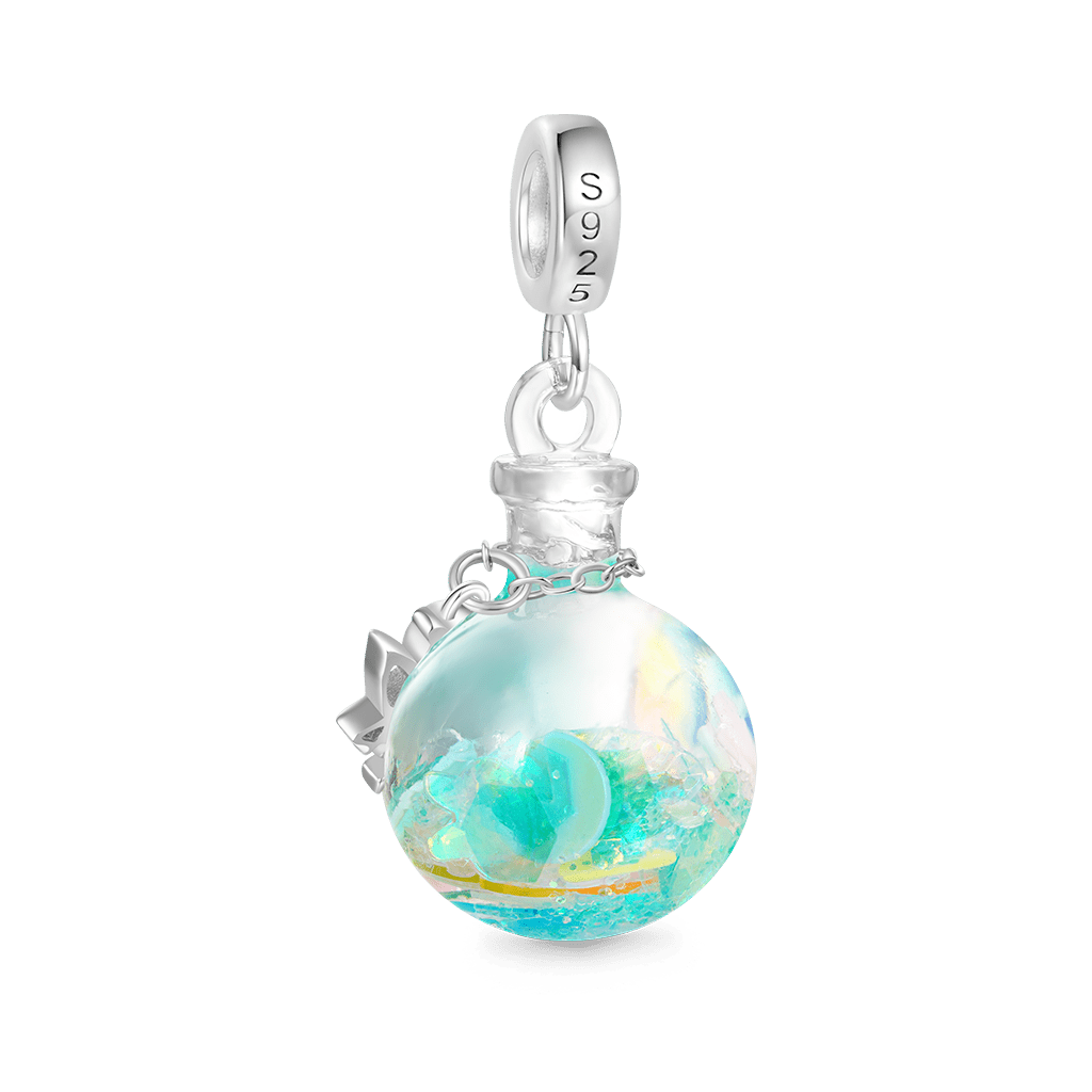 Gnoce Elf Luminous Star Quicksand Bottle Pendant Dangle Charm_2