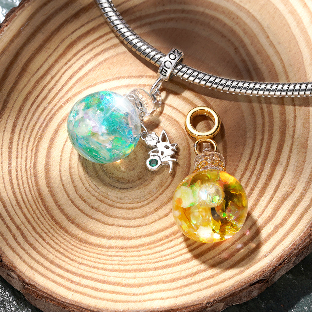 Gnoce Elf Luminous Star Quicksand Bottle Pendant Dangle Charm_4