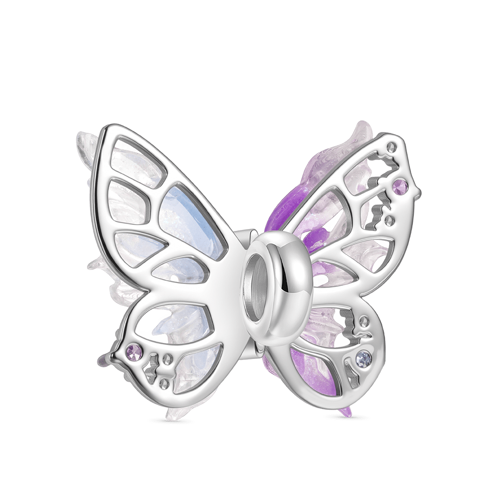 Gnoce Sparkling Colorful Butterfly Glow-in-the-Dark Stopper Charm_3
