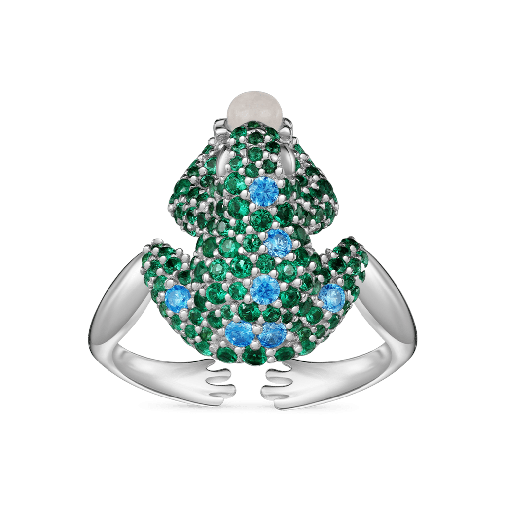 Gnoce Creative Frog Adjustable Open Ring_2