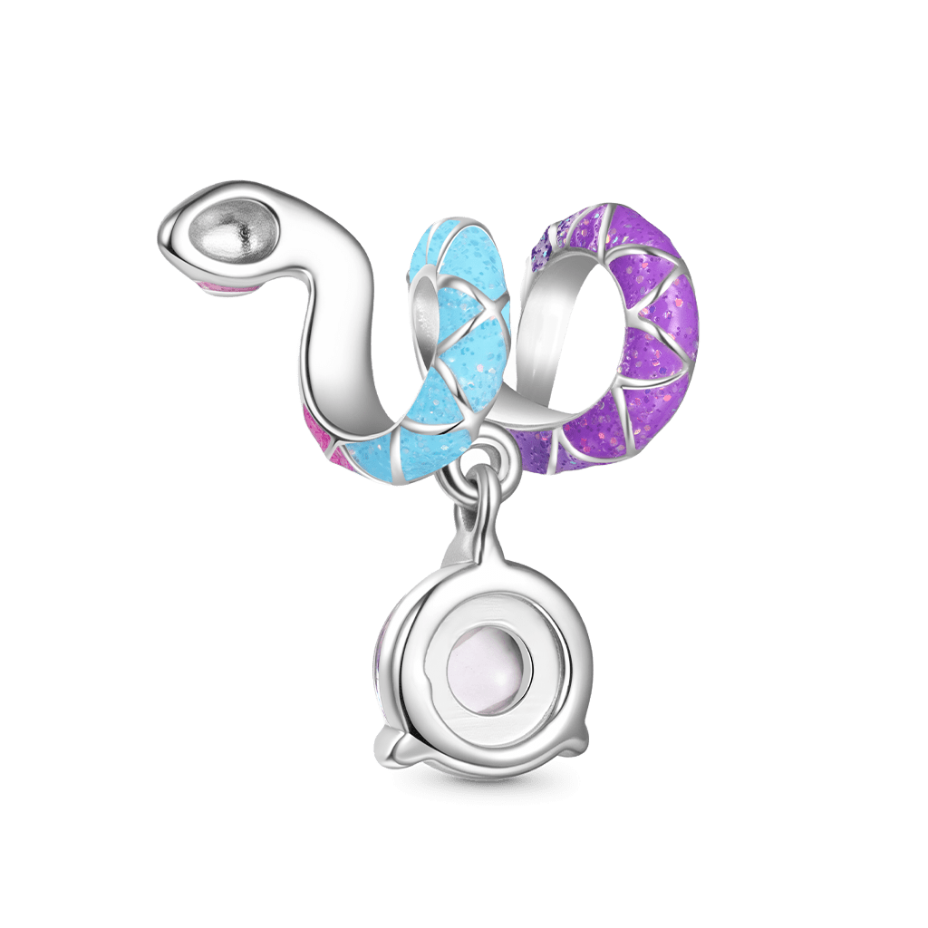 Gnoce Colorful Snake Hanging Devil Eyes Charm_2