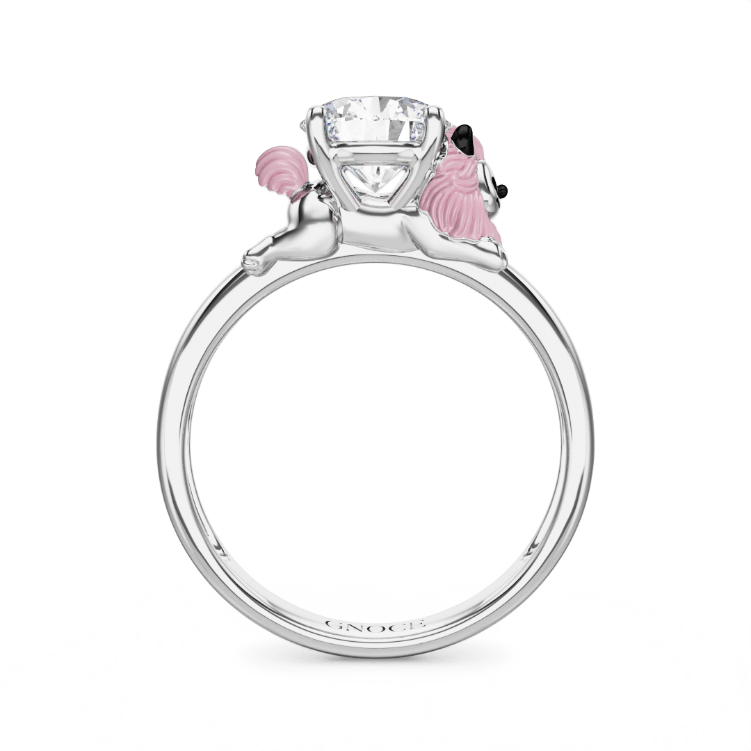 Gnoce Jinx Monster Embraces Moissanite Round Cut Ring_4