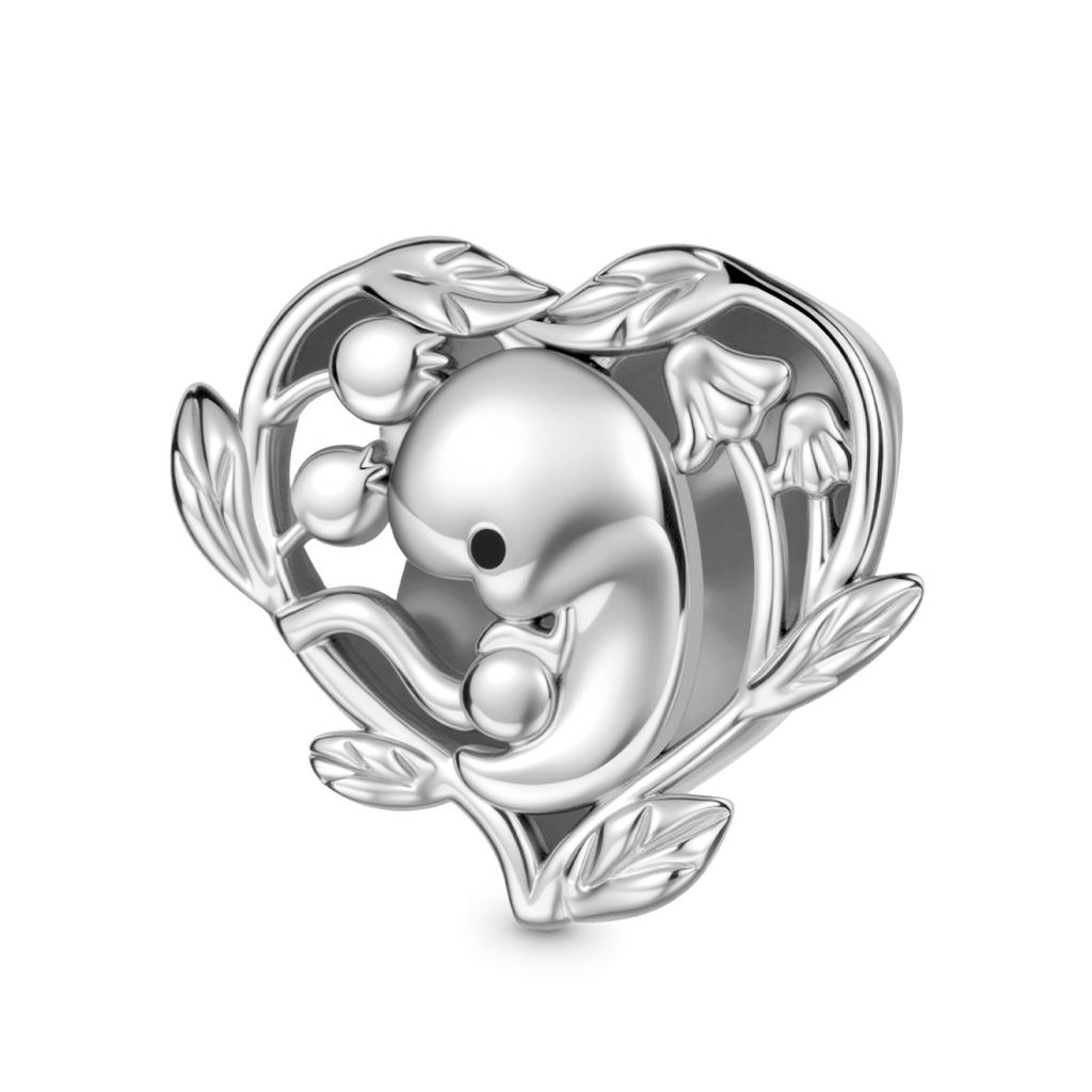 Gnoce Mother's Day Memorial Embryo Engravable Charm_1
