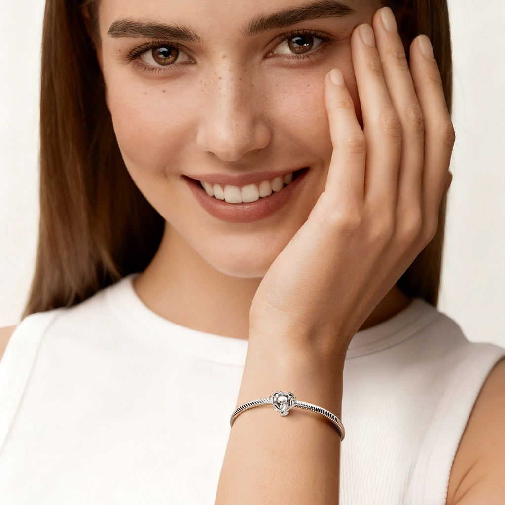 Gnoce Mother's Day Memorial Embryo Engravable Charm_4