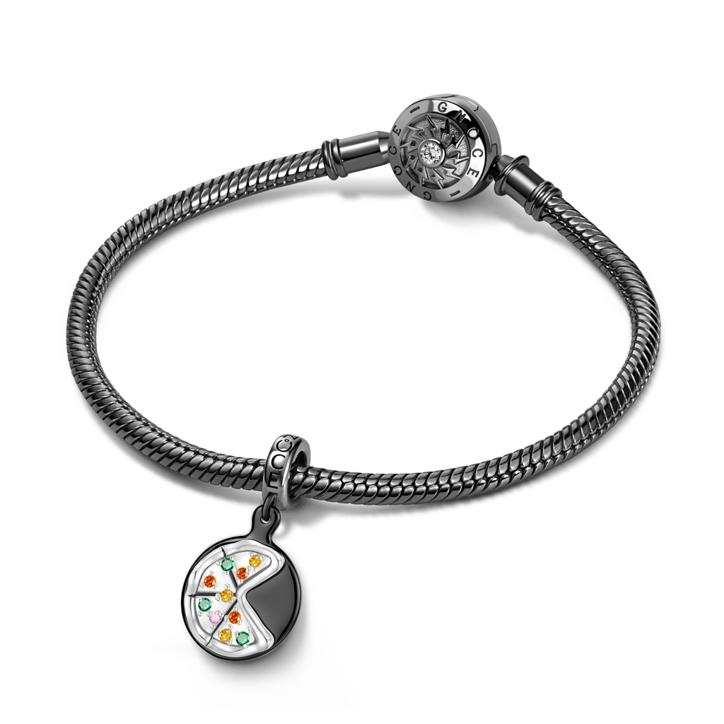 Gnoce Iron Plate Pizza Charm_3