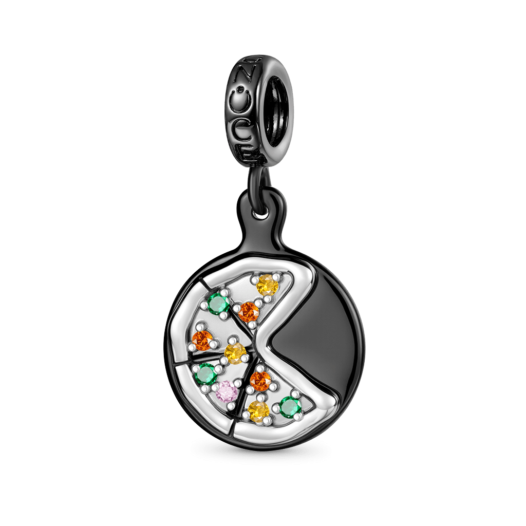 Gnoce Iron Plate Pizza Charm_1