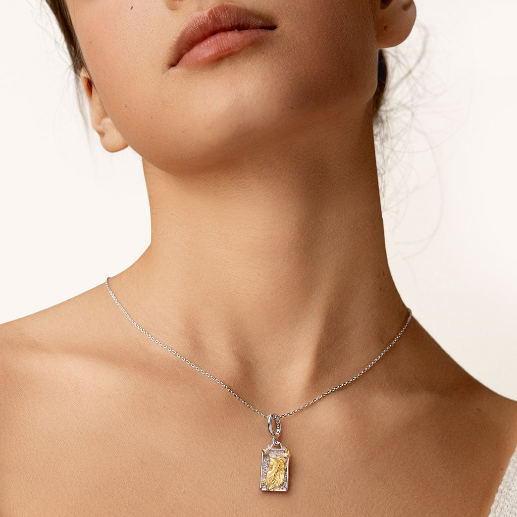 Gnoce Constellation Virgo Pendant Dangle Charm_4