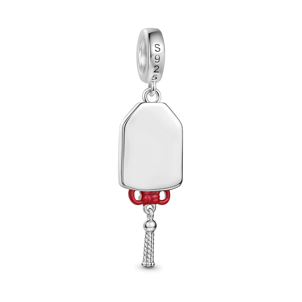 Gnoce Horse Year Amulet Charm Platinum-plated Silver Blend_5