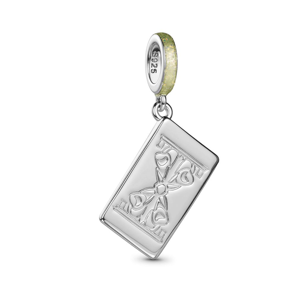 Gnoce Tarot Temperance Card Glow-in-the-Dark Charm Platinum-plated Silver Blend_6