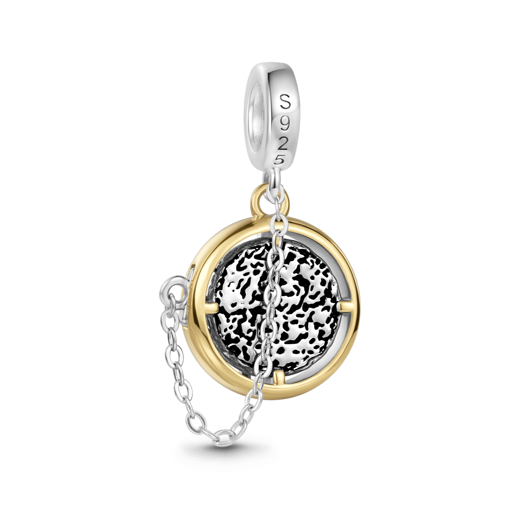Gnoce Engravable Rose Gift Pendant Dangle Charm_6