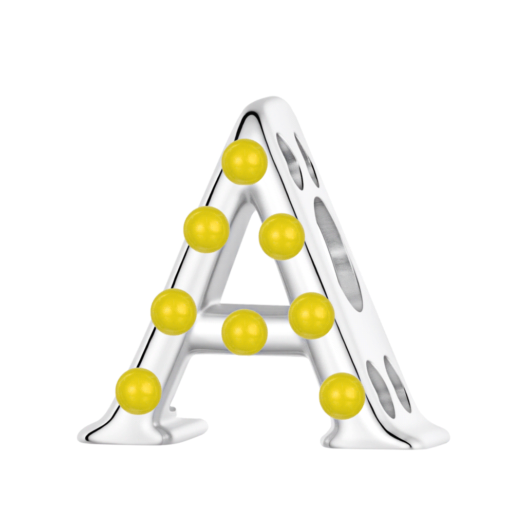 Gnoce Glow-in-the-Dark Letter Charm_1