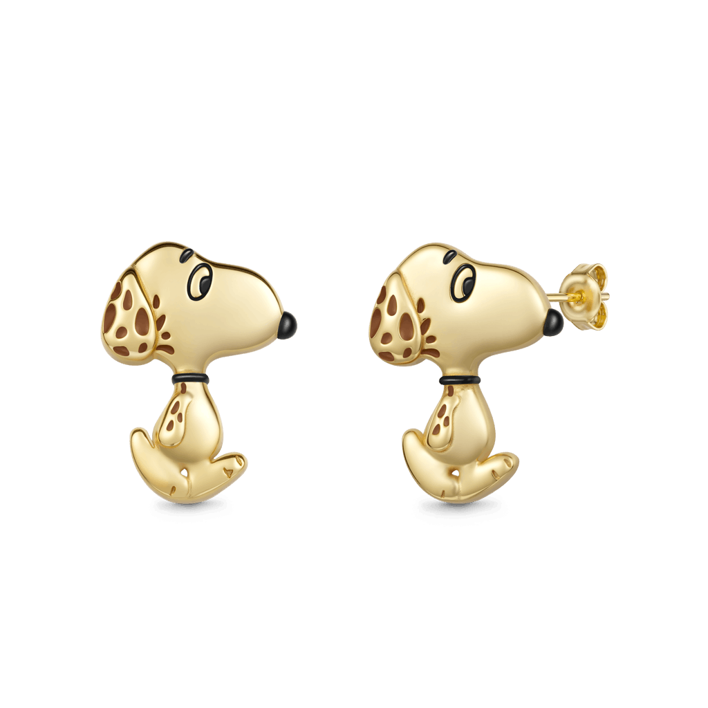 Gnoce Peanuts Snoopy Stud Earrings_1