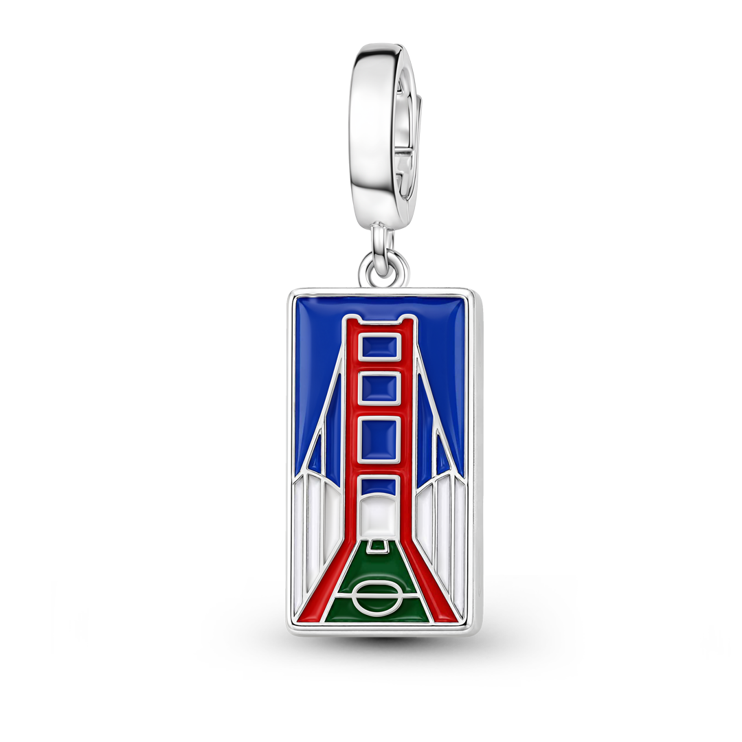 Gnoce  San Francisco Charm Platinum-plated Silver Blend_1