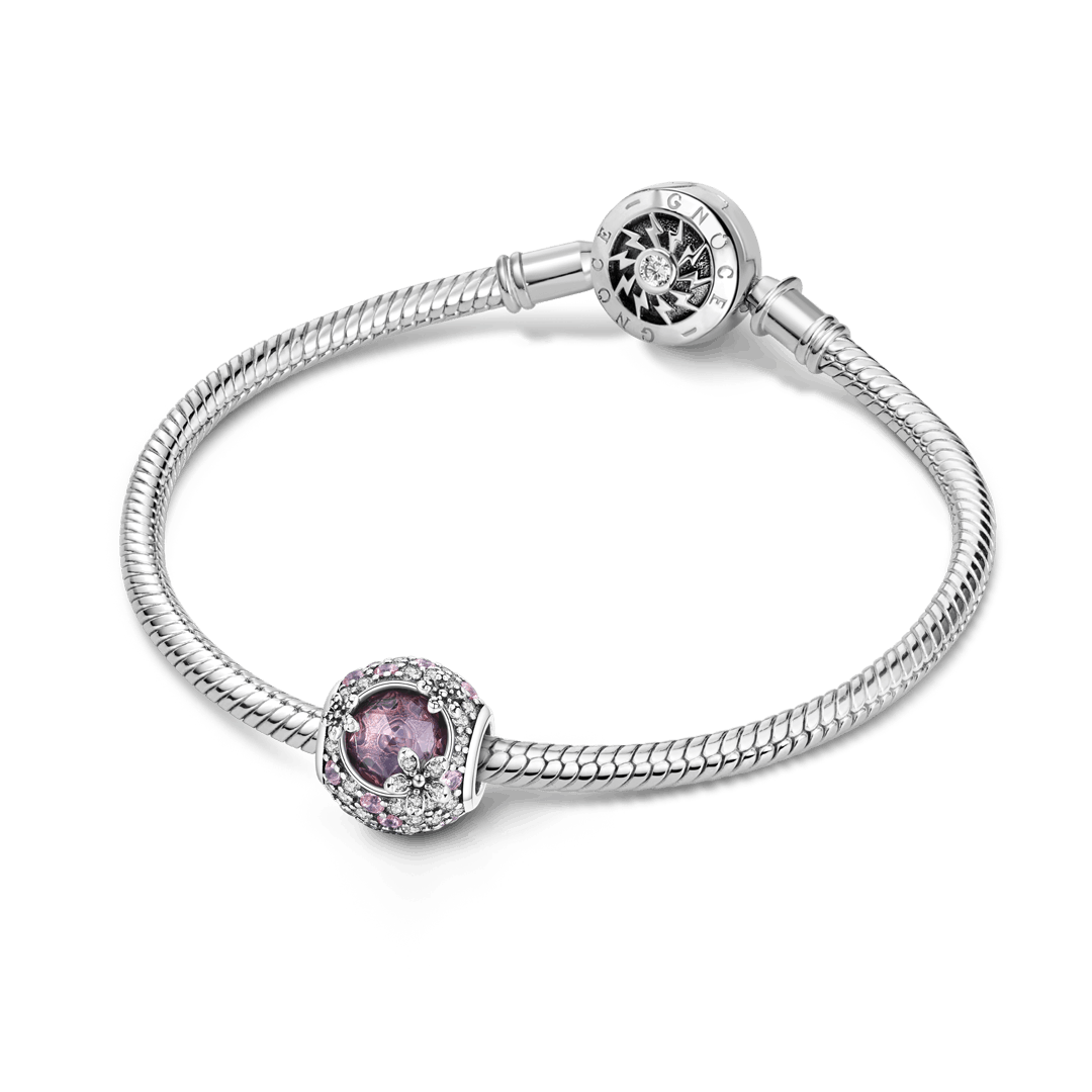 Gnoce Romantic Japanese Cherry Blossoms Beads 925 Sterling Silver_3