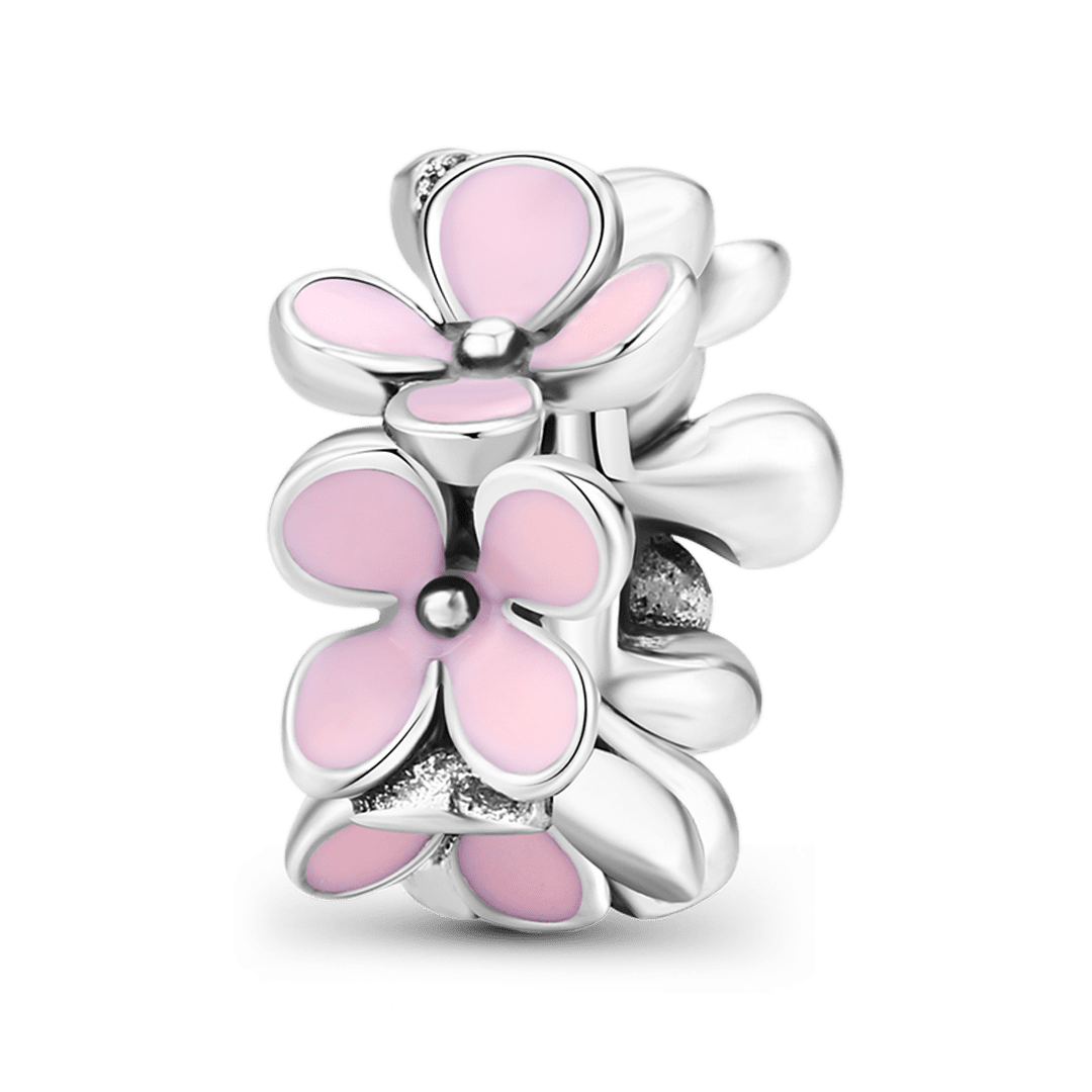 Gnoce Springtime Cherry Blossom Stopper Charm 925 Sterling Silver_1