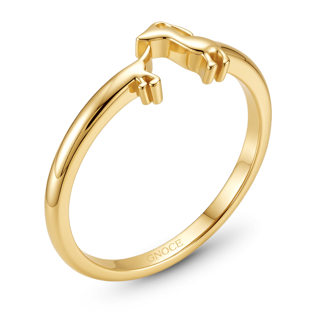 Gnoce Dachshund Dog Band Ring_4