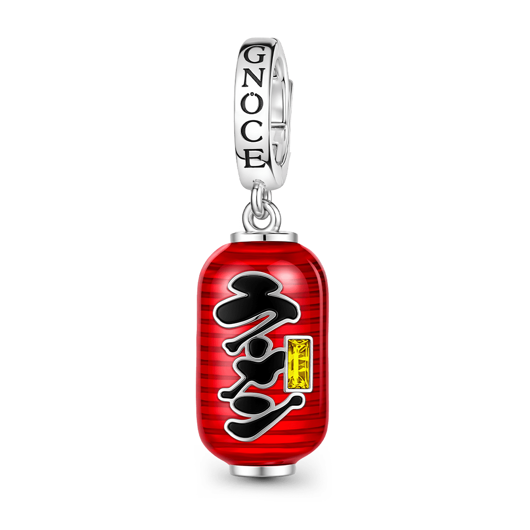 Gnoce Glow-in-the-Dark Japanese Ramen Lantern Charm Platinum-plated Silver Blend_2
