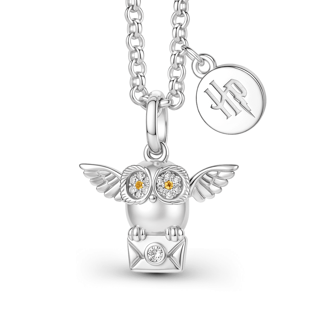 Gnoce Harry Potter Winged Hedwig Owl Necklace_1