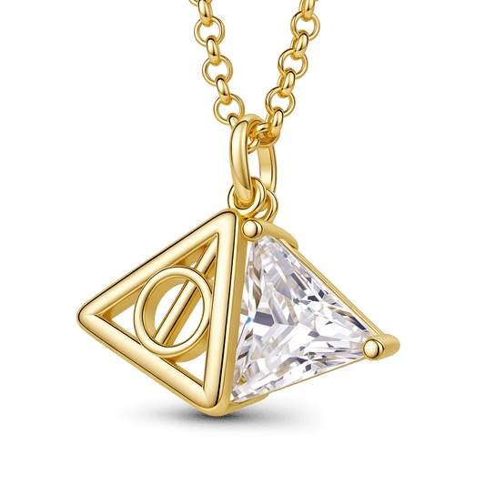 Gnoce Harry Potter Deathly Hallows Triangle Necklace_1