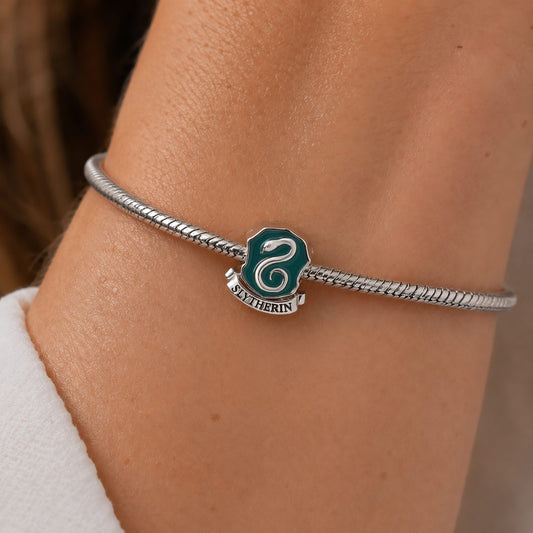 Gnoce Harry Potter Slytherin House Crest Serpent Photo Custom Bead_4