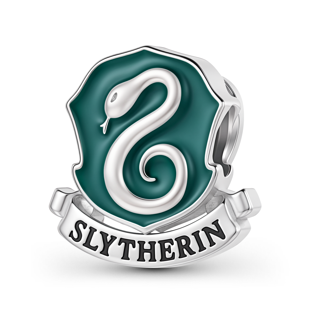 Gnoce Harry Potter Slytherin House Crest Serpent Photo Custom Bead_1