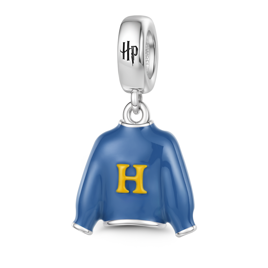 Gnoce Harry Potter Weasley Blue H Letter Sweater Dangle Charm_1