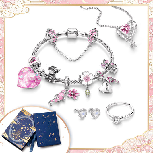 2026 Gnoce 12-Piece Cherry Blossom Style Advent Calendar_1