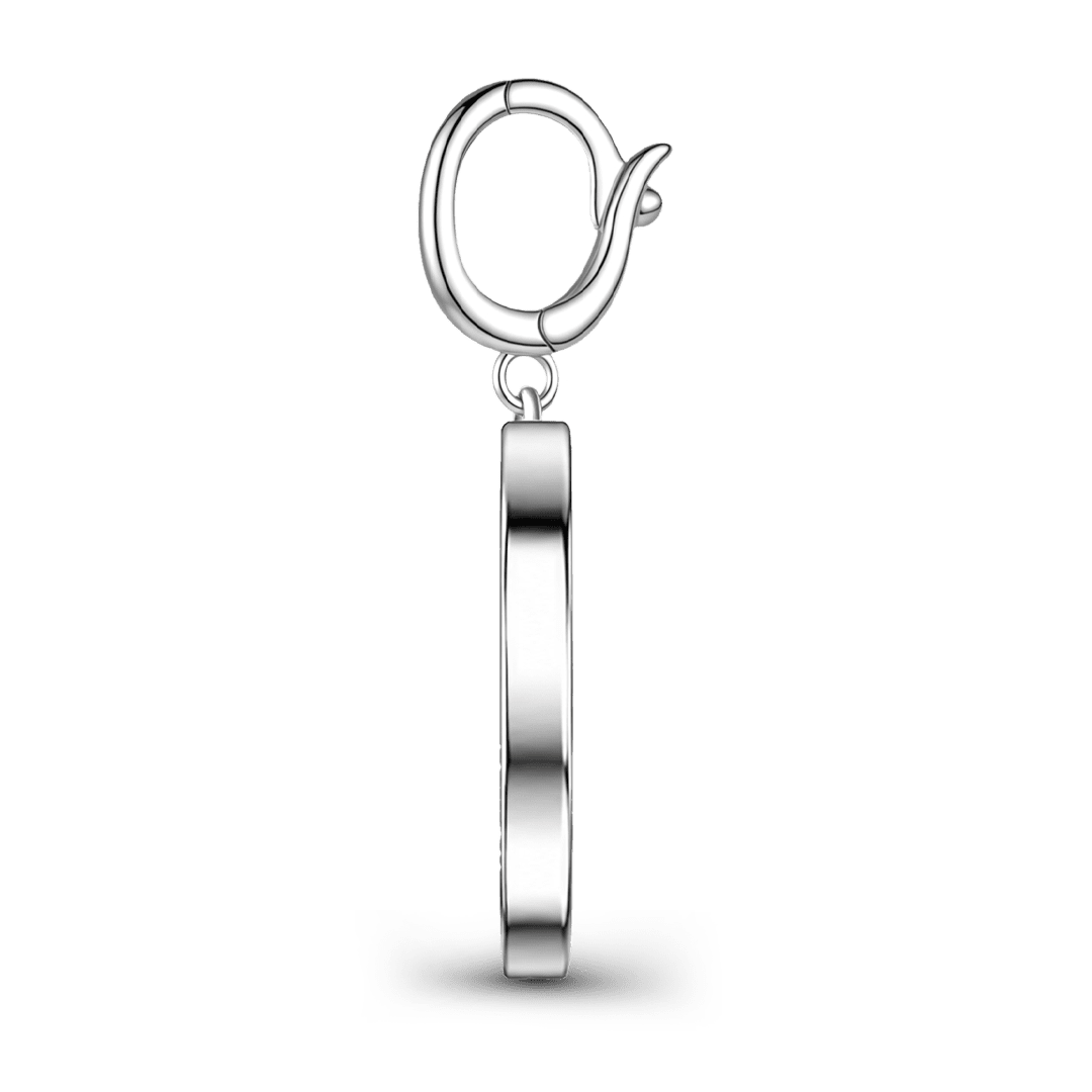 Gnoce Parent-child Laser Photo Personalized Bead Platinum-plated Silver Blend_5