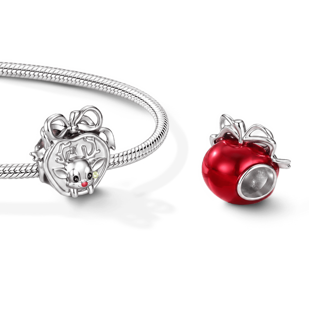 Gnoce Reindeer Apple Pattern Bead Charm_5