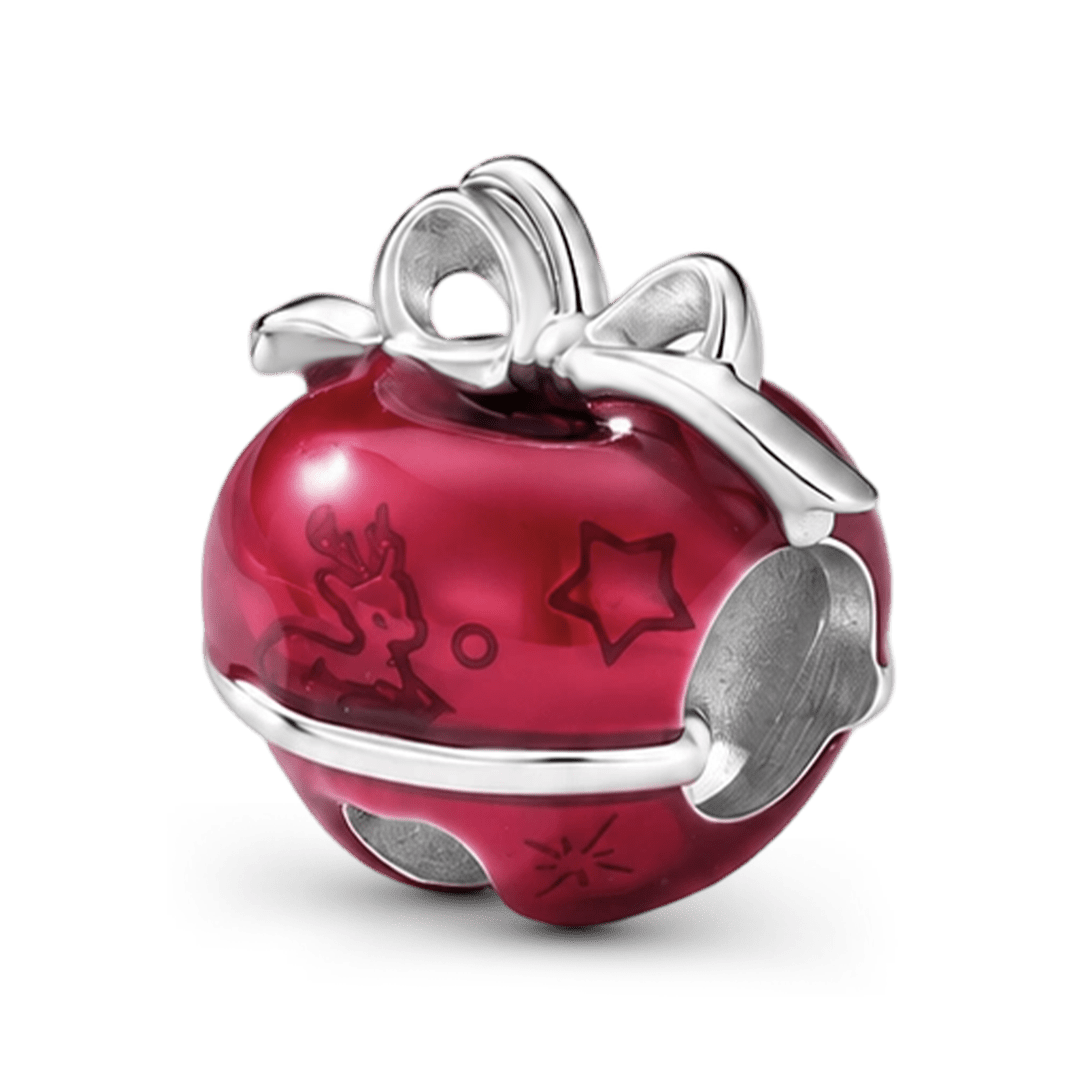 Gnoce Red Apple Pattern Bead Charm_1