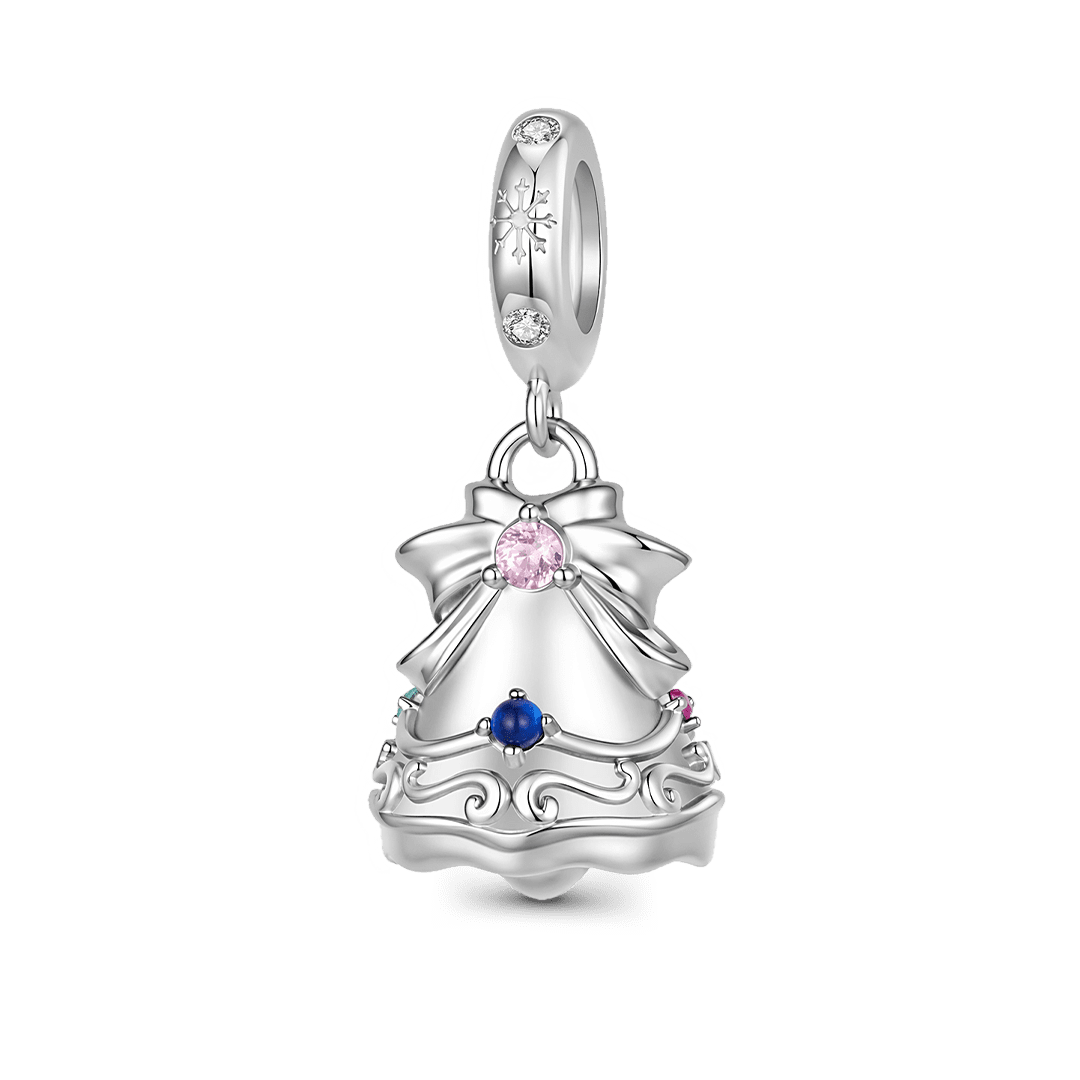 Gnoce Christmas Bell Pattern Dangle Charm_1