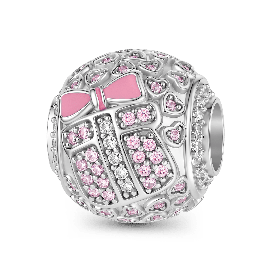 Gnoce Pink Christmas Series Bead Platinum-plated Silver Blend_1