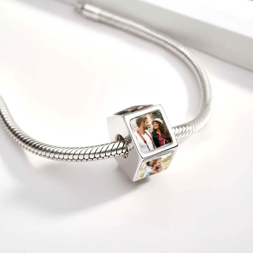 Gnoce Multi-sided Photo Custom Charm Bead Environmental Copper_4