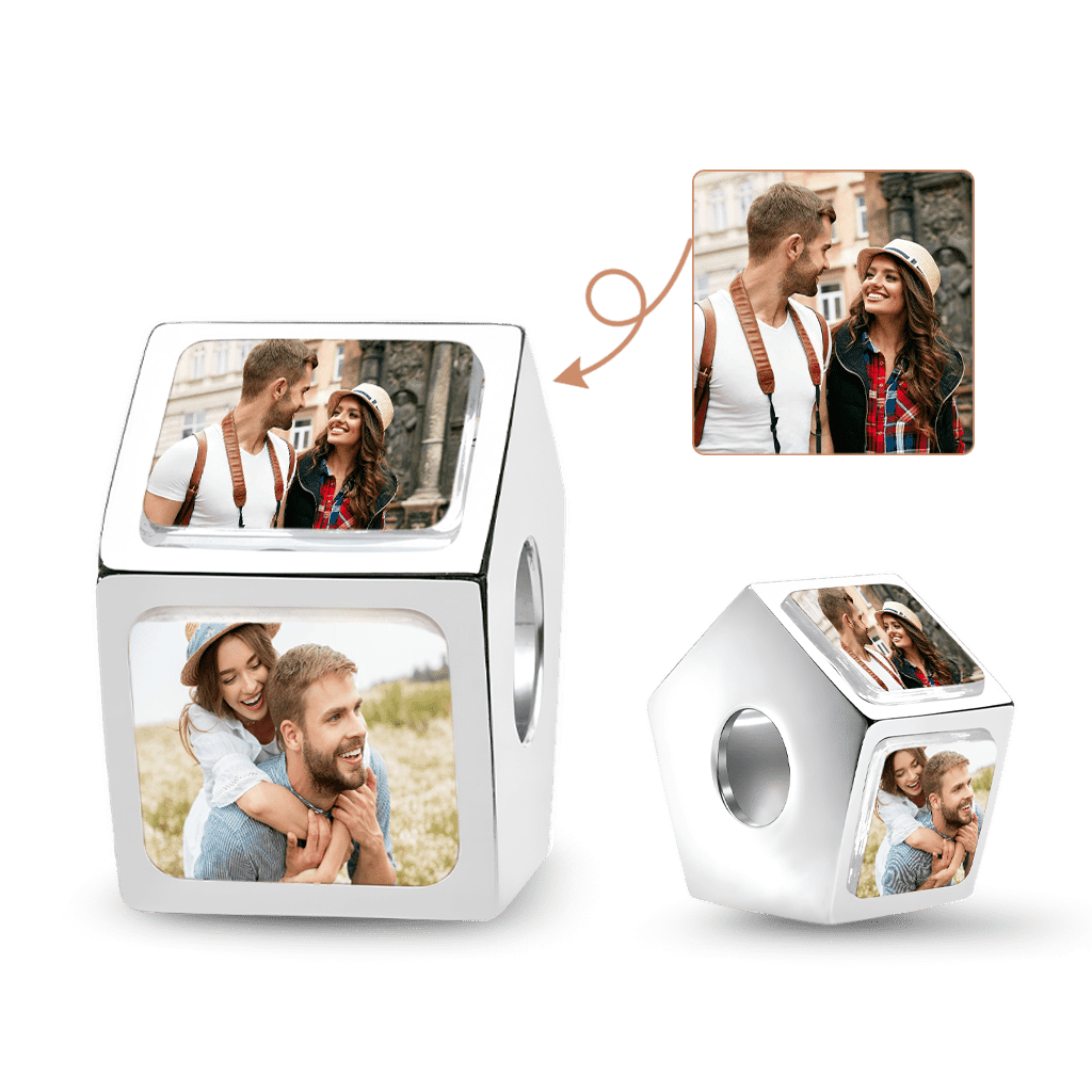 Gnoce Multi-sided Photo Custom Charm Bead Environmental Copper_1